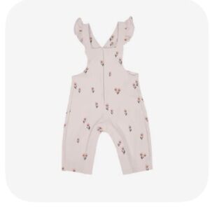 Angel Dear Front Snap Ruffle Overalls